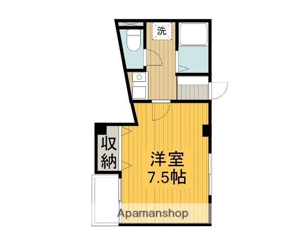 南海ビル NO12(ワンルーム/3階)の間取り写真