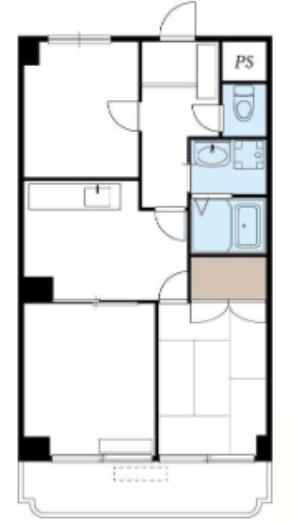 ロイヤルタウン下九沢(3DK/1階)の間取り写真