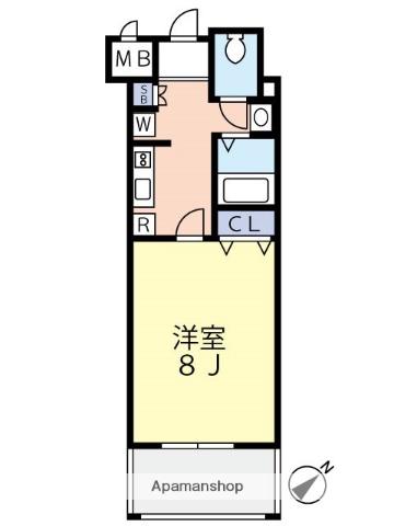 グランヴァンウエストヴィル町田 9階階 間取り