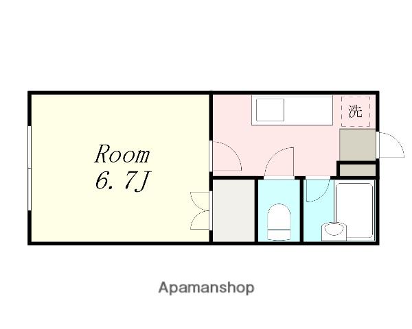 メゾンたつみ 1階階 間取り