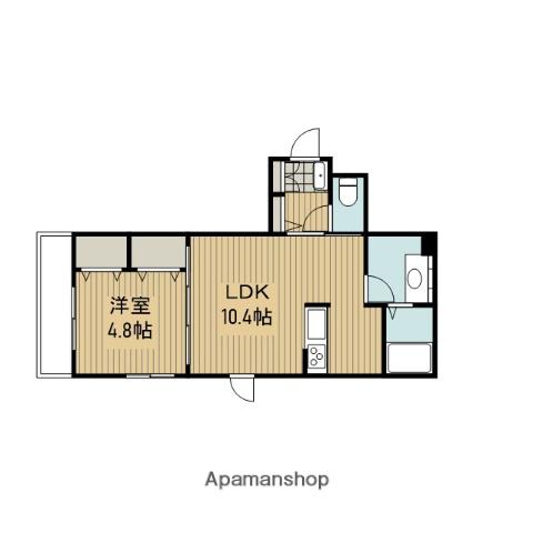チェリモ(1LDK/2階)の間取り写真