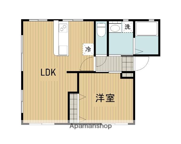 シティハイム アーバンヒル(1LDK/2階)の間取り写真