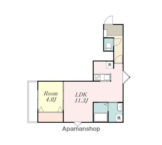 エクレール松が枝(1LDK/2階)の間取り写真