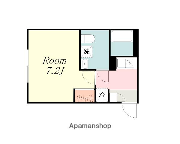 AGRANDE ODAKYU-SAGAMIHARAⅡ(1K/2階)の間取り写真