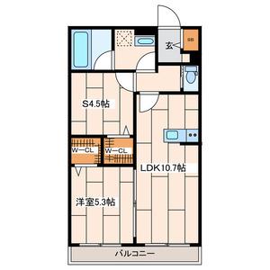 さくら十番館(1SLDK/1階)の間取り写真