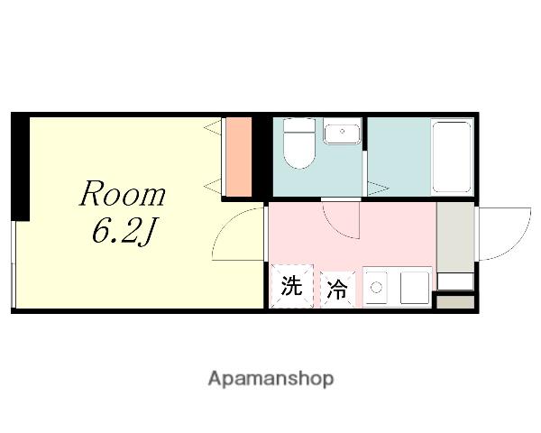 シティハイツ相模台1丁目(1K/3階)の間取り写真