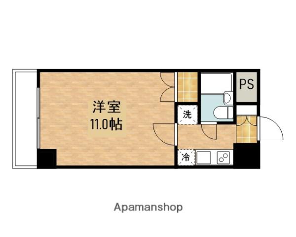 アカデミー・グローリア初穂町田(1K/6階)の間取り写真