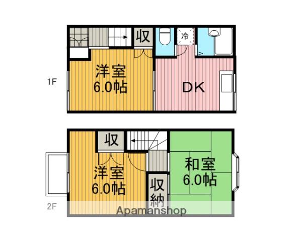 ハイツドリームⅡ(3DK)の間取り写真