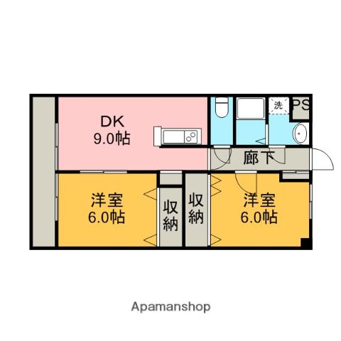 ノーブルマンション相模大野 2階階 間取り