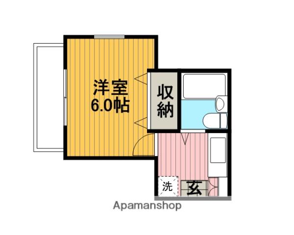 ニュートラッドハウス(1K/1階)の間取り写真