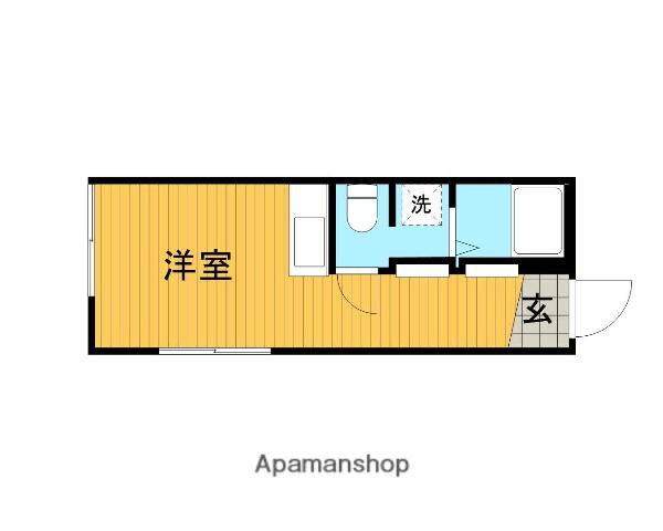 クレドール旭(ワンルーム/1階)の間取り写真