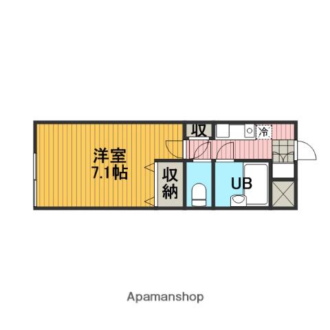 ダイトープラザファースト(1K/1階)の間取り写真