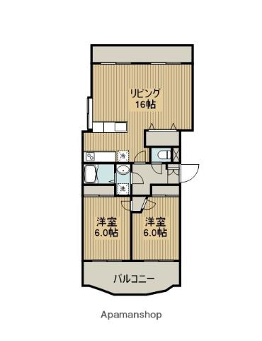 ヴィレッジ花みずき 2階階 間取り