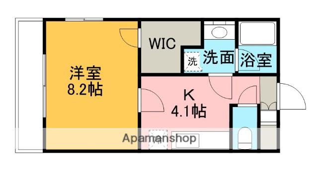 プリンセッサ(1K/3階)の間取り写真