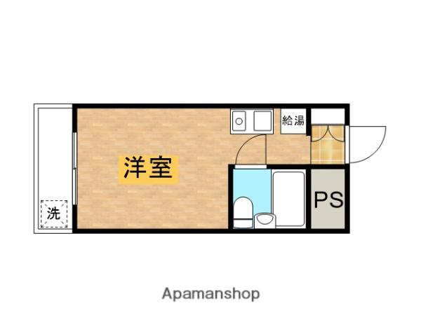 アズ相模原レジデンス(ワンルーム/1階)の間取り写真