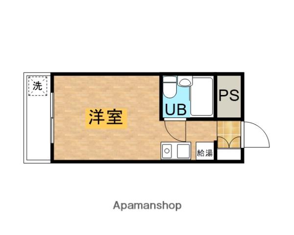 アズ相模原レジデンス(ワンルーム/3階)の間取り写真