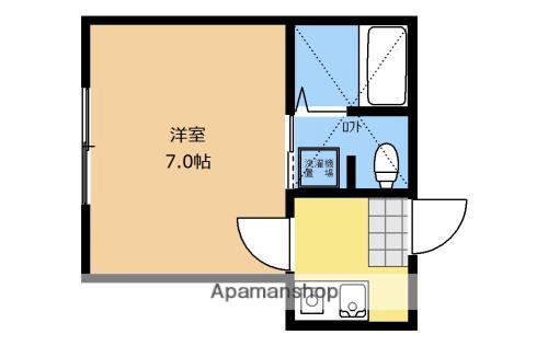 アステル橋本(1K/1階)の間取り写真