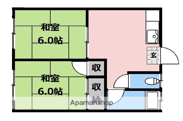 和幸ハイツ 1階階 間取り