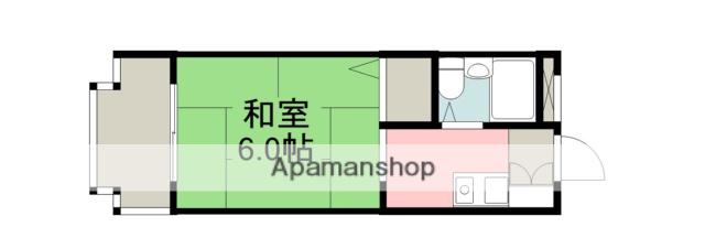 コーポ甘利 2階階 間取り