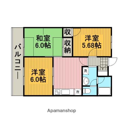 トーシンコーポ相模原 1階階 間取り