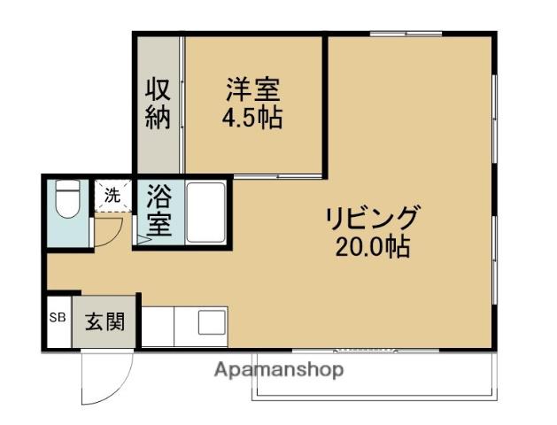 ピア・相模原(2LDK/2階)の間取り写真