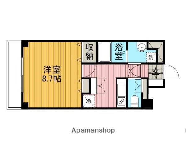 サーティーフォービル 8階階 間取り