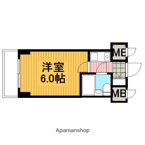 ライオンズマンション相模原第7(1K/7階)の間取り写真