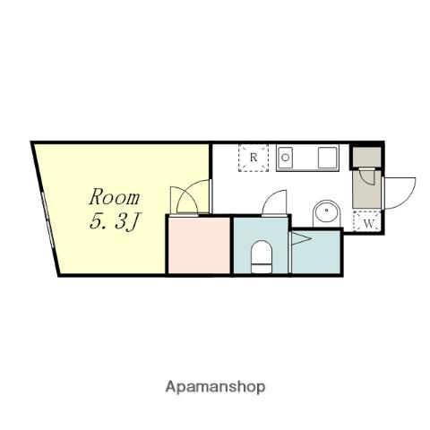 ハイツFK相模大野(1K/1階)の間取り写真