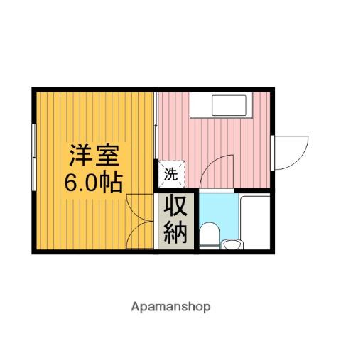 サンハイツ中里 2階階 間取り