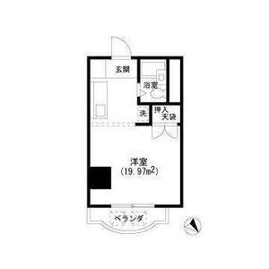 日野屋第2ビル(ワンルーム/2階)の間取り写真