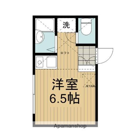 メゾン・ド・フォルテ(ワンルーム/1階)の間取り写真