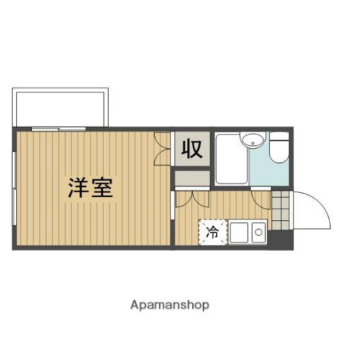 モンテ・リサイア淵野辺(1K/4階)の間取り写真