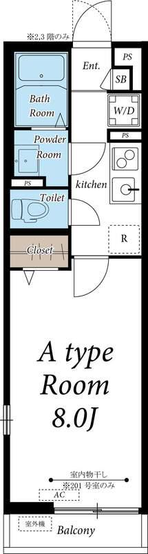 リブリ・メゾンシュシュ(1K/1階)の間取り写真