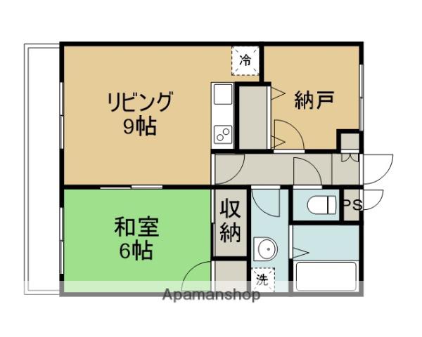 アクトピア相模原(1SLDK/1階)の間取り写真