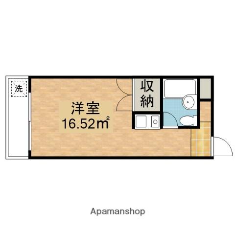 モダンアパートメント町田(ワンルーム/5階)の間取り写真