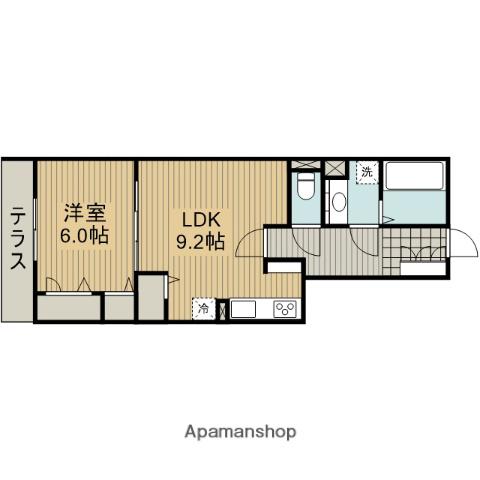 グラン・クレール(1LDK/3階)の間取り写真