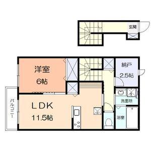 グランルーチェ(1SLDK/2階)の間取り写真