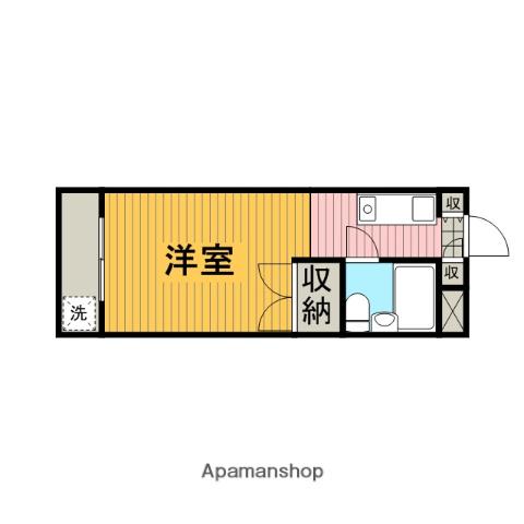 キャトルセゾンすすきの(ワンルーム/2階)の間取り写真