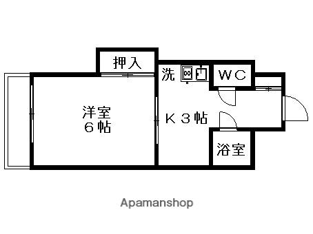 プラネット南橋本 6階階 間取り