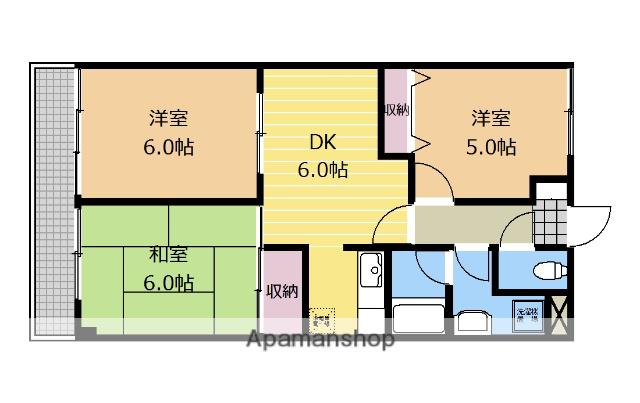エルメゾンアライ 2階階 間取り