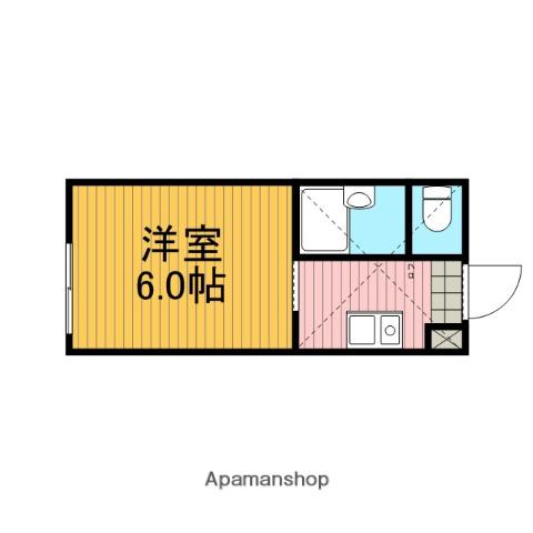 コンフォート渕野辺(1K/1階)の間取り写真