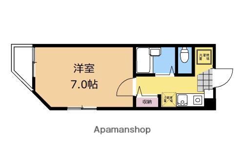 アートステージ(1K/3階)の間取り写真