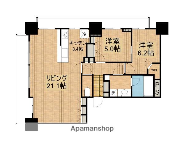 ライオンズタワー相模原ステーショングランデ 16階階 間取り