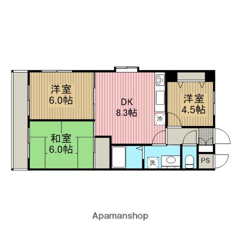 エクセレントイシイ 2階階 間取り