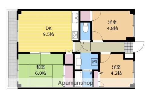 エクセレントイシイ 3階階 間取り