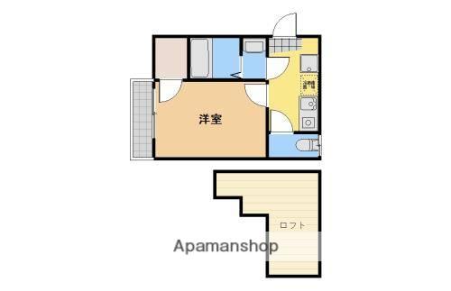 ベルメール相生(1K/2階)の間取り写真