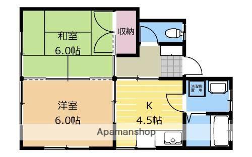 千代田今井コーポ 1階階 間取り