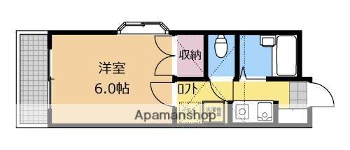 アンシャンブル(1K/2階)の間取り写真