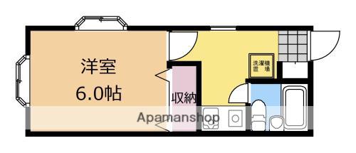 ベルハウス・ムラタ(ワンルーム/2階)の間取り写真