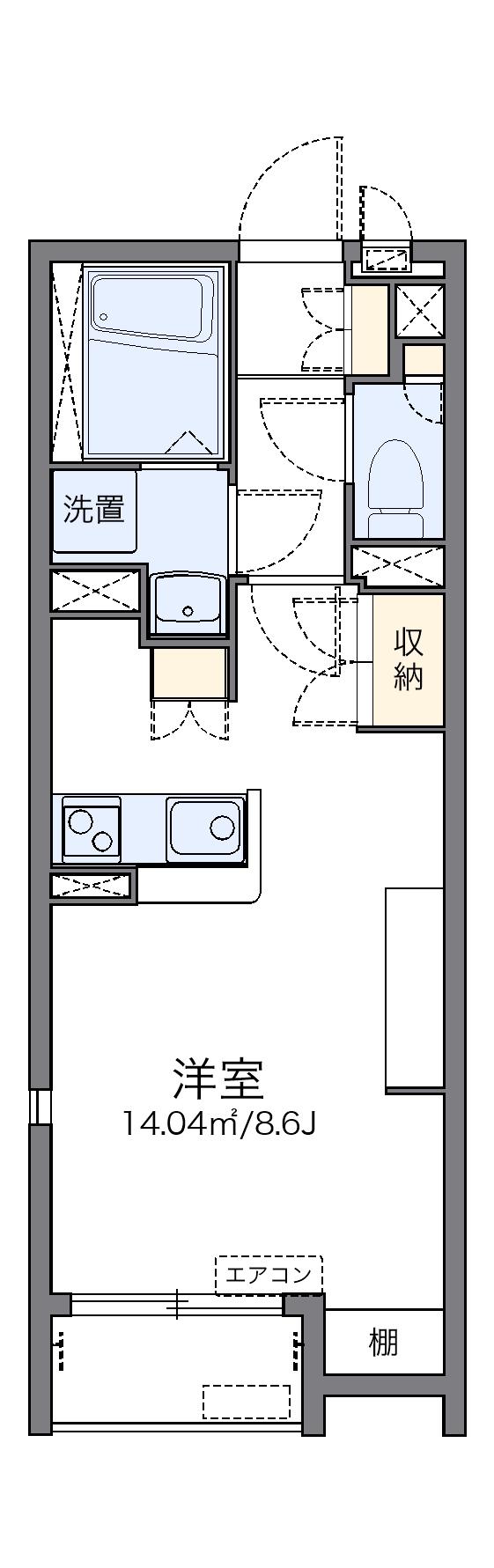 レオネクストラ フォンテ 1階階 間取り
